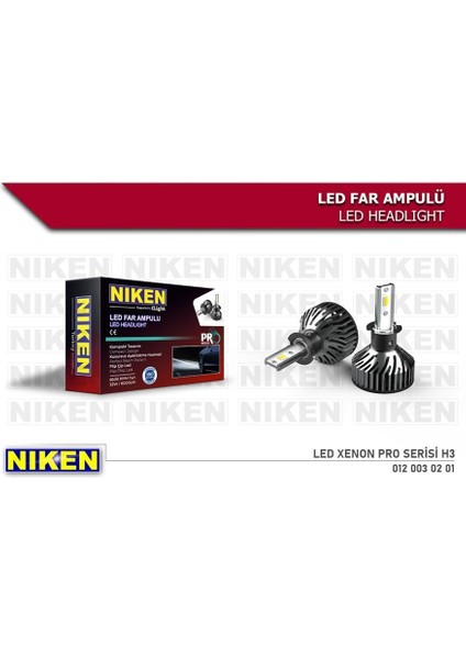 Ampül LED Xenon Pro Serısı H3