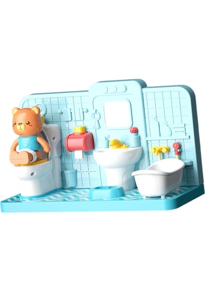 Playset Dollhouse Pretend Minyatür Dollhouse Dekorasyon Dollhouse Minyatür (Yurt Dışından)