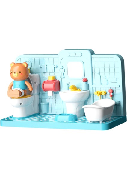 Playset Dollhouse Pretend Minyatür Dollhouse Dekorasyon Dollhouse Minyatür (Yurt Dışından)