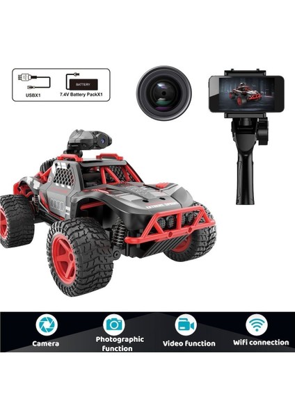 SYR-666-764WA Kumandalı Şarjlı Kameralı Off Road Araba -