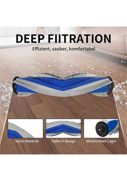 T30 Pro Omni/ Pro/ Max Robot Süpürge Yedek Parçaları Yıkanabilir Ana Için 2 Adet Silindir Fırça (Yurt Dışından)