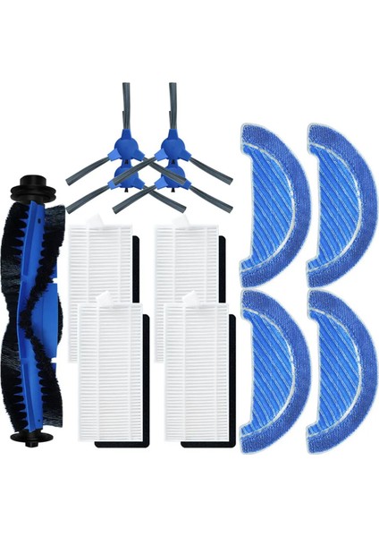 1090 1790 Titanium Ultra Robot Süpürge Ana Yan Fırça Filtre Paspas Yedek Parça Aksesuarları (Yurt Dışından)
