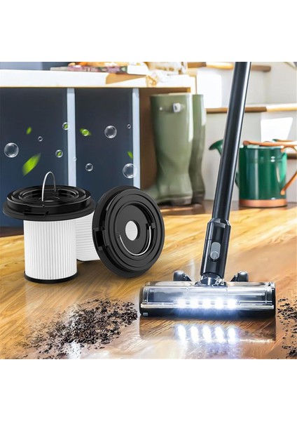 Cleanview Xr 200W / Pet 300W Kablosuz Dikey Elektrikli Süpürge Için Yedek Filtre, 1638010'U Değiştirin (Yurt Dışından)