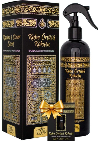 Kabe Örtüsü Kokusu Sprey 400 ml Kabe Örtüsü Kokusu Parfüm Esansı 3ml