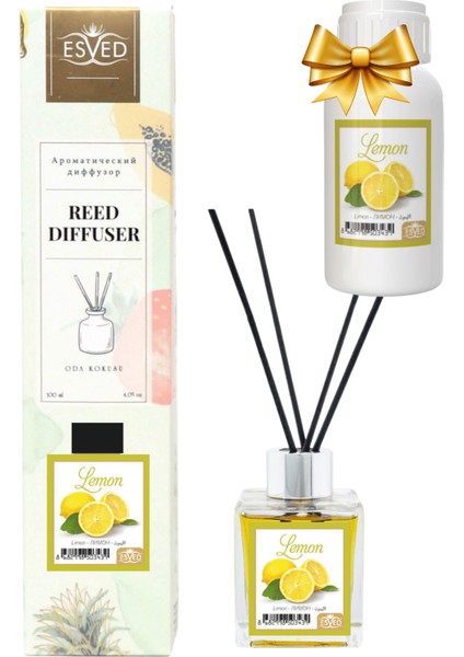 Limon Çiçeği Kokusu 100 ml Çubuklu Oda Kokusu Yedek Dolum Şişesi