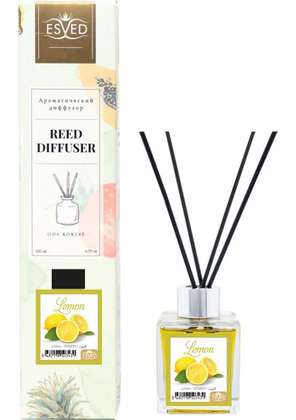Limon Çiçeği Kokusu 100 ml Çubuklu Oda Kokusu Yedek Dolum Şişesi