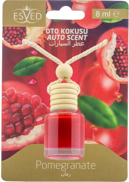 Nar Kokusu Sprey 400ml Nar Kokusu Araba Kokusu 8ml