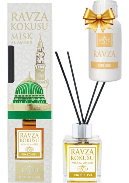 Medine Ravza Kokusu 100 ml Çubuklu Oda Kokusu Yedek Dolum Şişesi