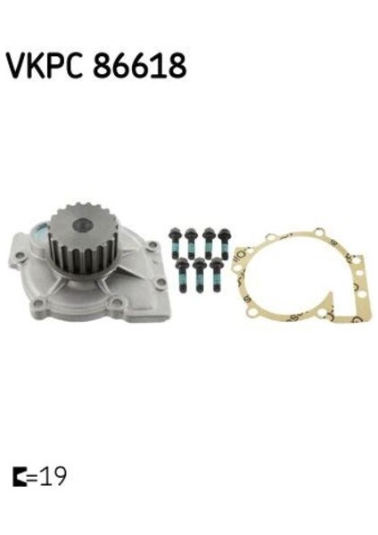 VKPC86618 Devirdaim Laguna I Safrane S40 V40 V50 S60 S70 2.0 16V Focus Iı Kuga Mondeo Iv S Ma2.4 7438610035