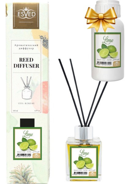Misket Limonu Kokusu 100 ml Çubuklu Oda Kokusu Yedek Dolum Şişesi