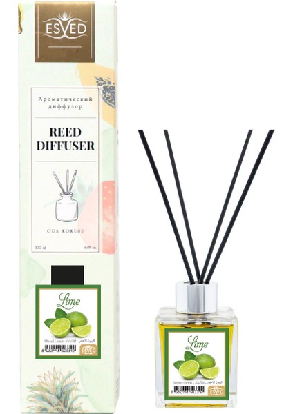 Misket Limonu Kokusu 100 ml Çubuklu Oda Kokusu Yedek Dolum Şişesi