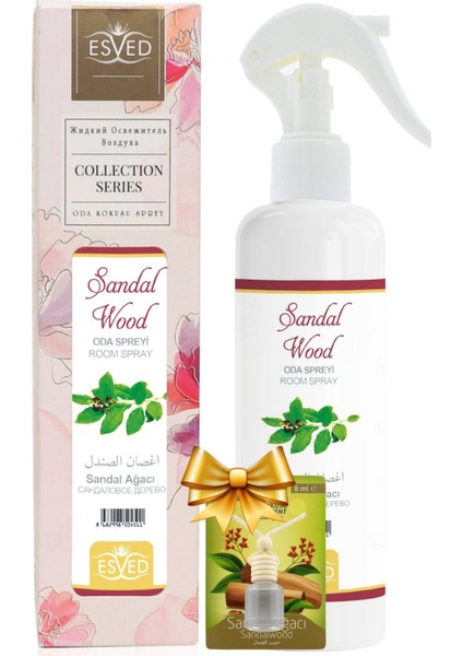 Sandal Ağacı Kokusu Sprey 400ml Sandal Ağacı Kokusu Araba Kokusu 8ml