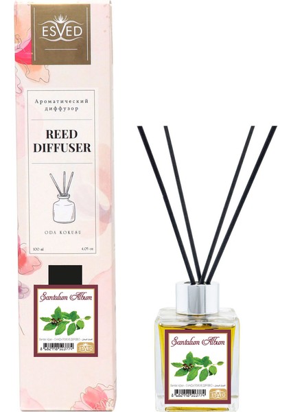 Sandal Ağacı Kokusu 100 ml Çubuklu Oda Kokusu Yedek Dolum Şişesi