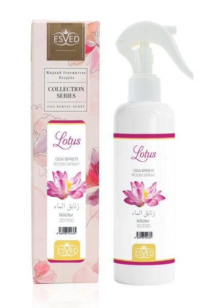 Nilüfer Kokusu Sprey 400ml Gül Kokusu Araba Kokusu 8ml