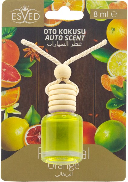 Portakal Kokusu Sprey 400ml Portakal Kokusu Araba Kokusu 8ml