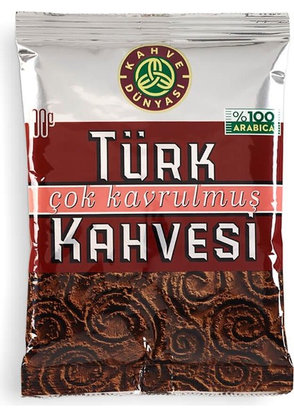 Çok Kavrulmuş Türk Kahvesi 100 gr x 12 Adet