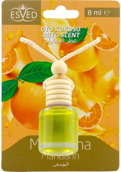 Mandalina Kokusu Sprey 400ml Mandalina Kokusu Araba Kokusu 8ml