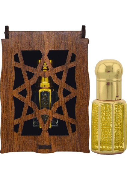 Hacerül Esved Kokusu 6 ml Premium Esans Cam Şişesinde Roll-On Hediyelik Ahşap Kutulu