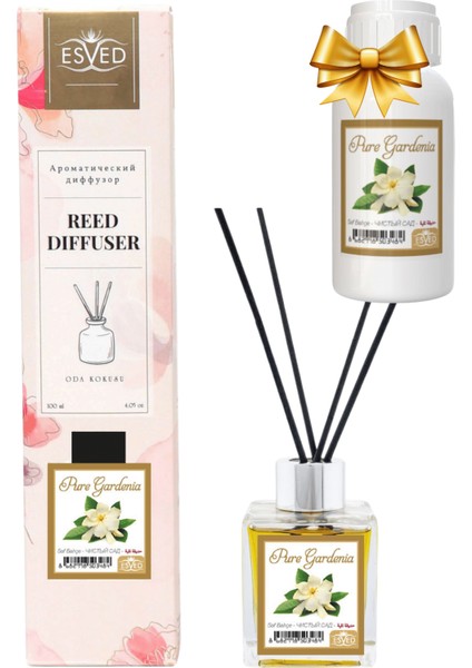 Saf Bahçe Kokusu 100 ml Çubuklu Oda Kokusu Yedek Dolum Şişesi