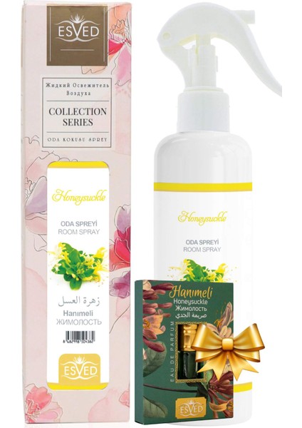 Hanımeli Kokusu Sprey 400 ml. Hanımeli Kokusu Parfüm Esansı 3 ml