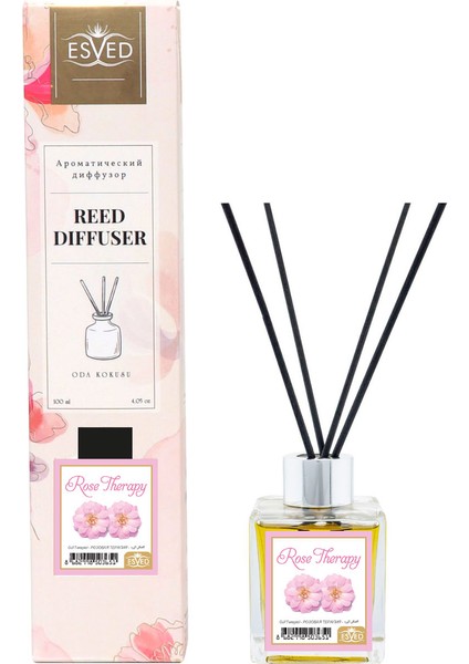 Gül Terapisi Kokusu 100 ml Çubuklu Oda Kokusu Yedek Dolum Şişesi