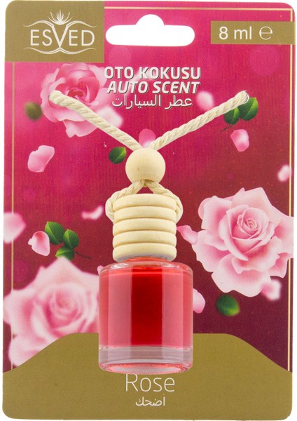 Kar Çiçeği Kokusu Sprey 400 ml Gül Kokusu Araba Kokusu 8ml