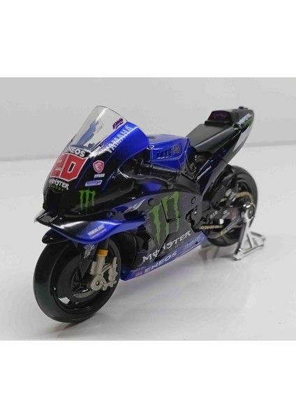 1:18 Ölçek Yamaha Vzr M1 20 Dtm Fabıo Quartararo /// Monster Eneos / Metal Motosiklet