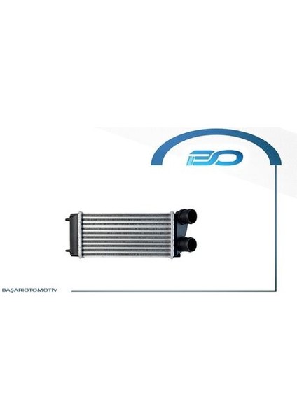 0384.H5 Turbo Radyatörü mt 300X150X88MM 0384.H5
