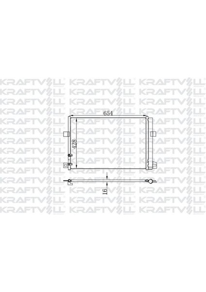 08060186 Klima Radyatörü Amarok 10-2.0tdı 2H0820411