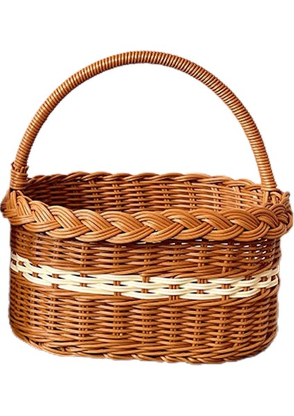 Sepeti Kamp Için El Dokuması Sepeti B (Yurt Dışından)