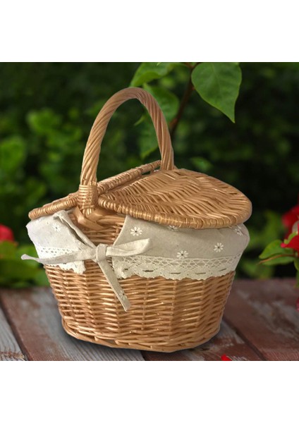 Hasır Sepeti Rattan Depolama Sepeti (Yurt Dışından)