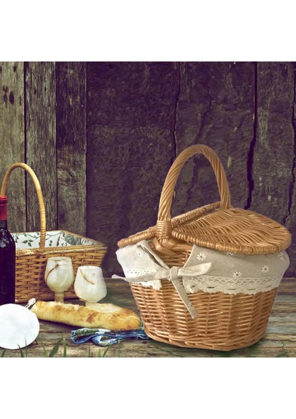 Hasır Sepeti Rattan Depolama Sepeti (Yurt Dışından)