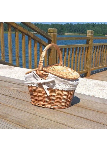 Hasır Sepeti Rattan Depolama Sepeti (Yurt Dışından)