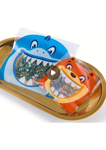 Ambalaj Çocuklar Için Mini Hayvan Figürlü Torba 25 Adet