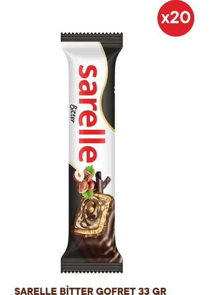 Bitter Gofret 33 gr x 20 Adet