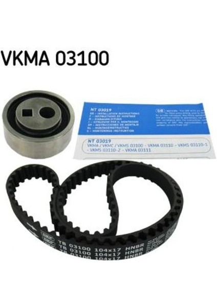 VKMA03100 Eksantrik Rulman Kiti Triger Seti P106 P205 206 P306 C15 Saxo Aberlingo Partner TU9M TU1M TU1JP 104 Diş Kayış - 01 29930996