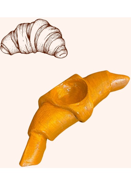 Kruvasan Seramik Mumluk