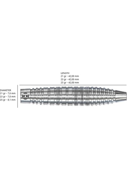 NX90 Bomb %90 Tungsten Dart Oku modelleri