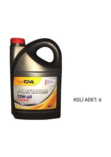 9920422 Motor Yağı 15W40 4 Lt Platinum Mineral Apı Sl Cf