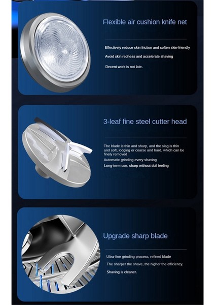 Erkekler Için Taşınabilir Elektrikli Tıraş Makinesi Cep Tıraş Mini Sakal Tıraş Makinesi-B (Yurt Dışından) modelleri