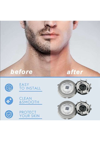 Philips Tıraş Makinesi Için Hq8 Yedek Tıraş Bıçağı HQ7141 HQ7390 HQ7714 (Yurt Dışından) fırsatları