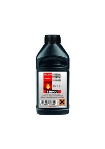 FBC050 Fren Hidrolik Yağı Dot3 500ML 24 FBC050