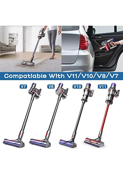 Hortum Uzatma + Aralık Başlığı + Dyson V7 V8 V10 V11 V15 Için Adaptör (Yurt Dışından) modelleri