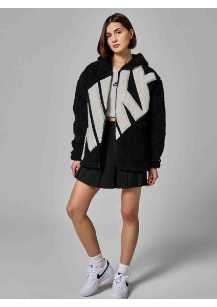 Sportswear Sherpa Jacket kadın regular Fit ceket mont