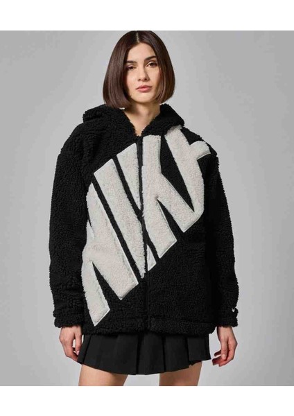 Sportswear Sherpa Jacket kadın regular Fit ceket mont