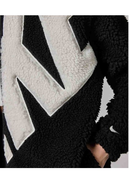 Sportswear Sherpa Jacket kadın regular Fit ceket mont