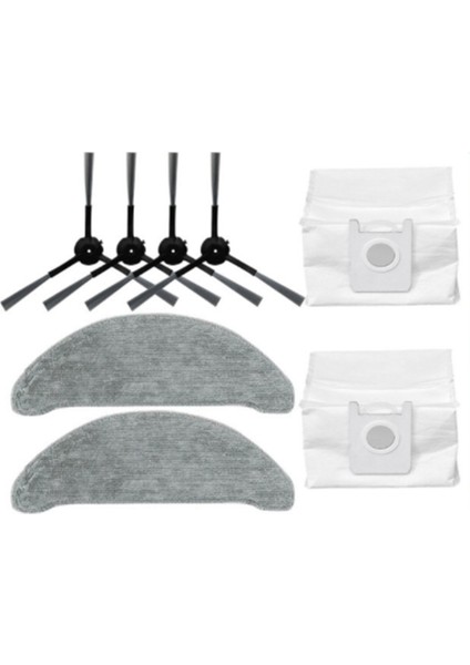 Xiaomi Roidmi Eve Plus SDJ01RM Için Toz Torbası Paspas Pedi Rag Yan Fırça (Yurt Dışından)