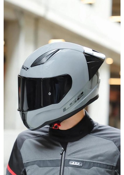 Rapid 2 Full Face Motosiklet Kaskı Siyah Vizör - Yarış Spoiler Nardo Gri fiyatları