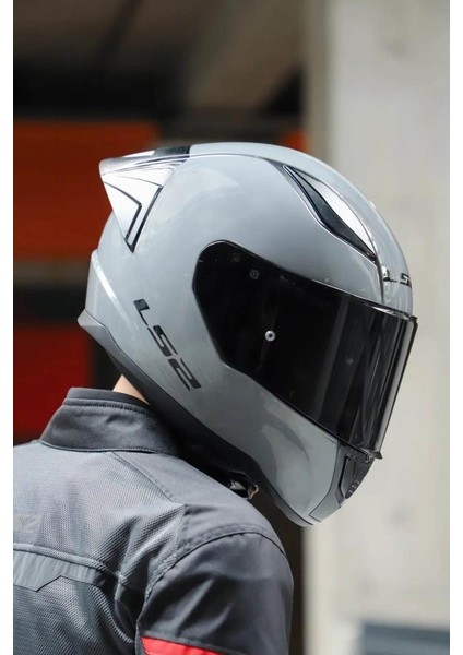 Rapid 2 Full Face Motosiklet Kaskı Siyah Vizör - Yarış Spoiler Nardo Gri indirimleri