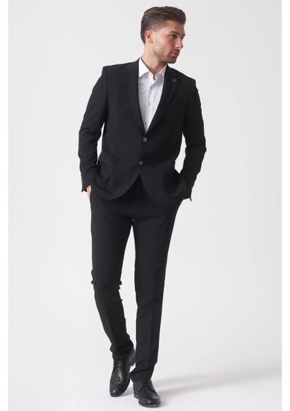 Manaus T2489 Normal Fit Jogger Düz Likralı Takım Elbise Siyah fırsatları